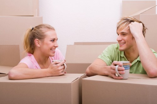 Removal team planning a house move in Wimbledon