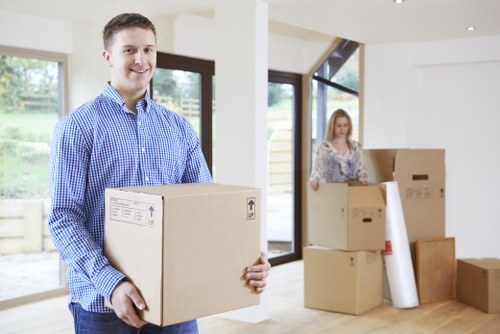 Self storage facility in Wimbledon with organized secure storage units