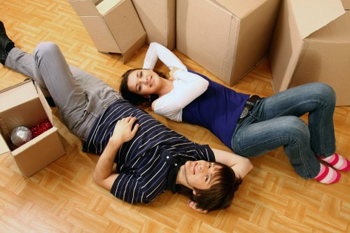Secure self storage unit area maintained to high safety standards