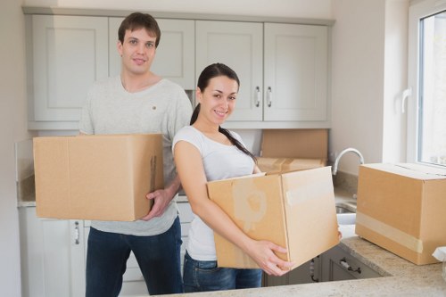 Organised storage boxes and furniture for temporary holding