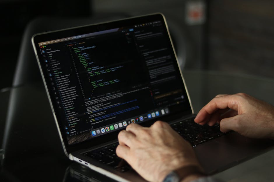 A computer screen displaying HTML code in a text editor, with visible tags such as <html>, <head>, <title>, <link>, and <body>. The code appears to be part of a webpage related to a web development pr